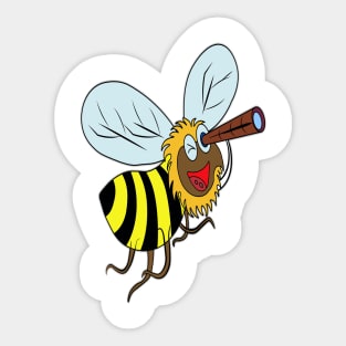 Christmas Bee Sticker